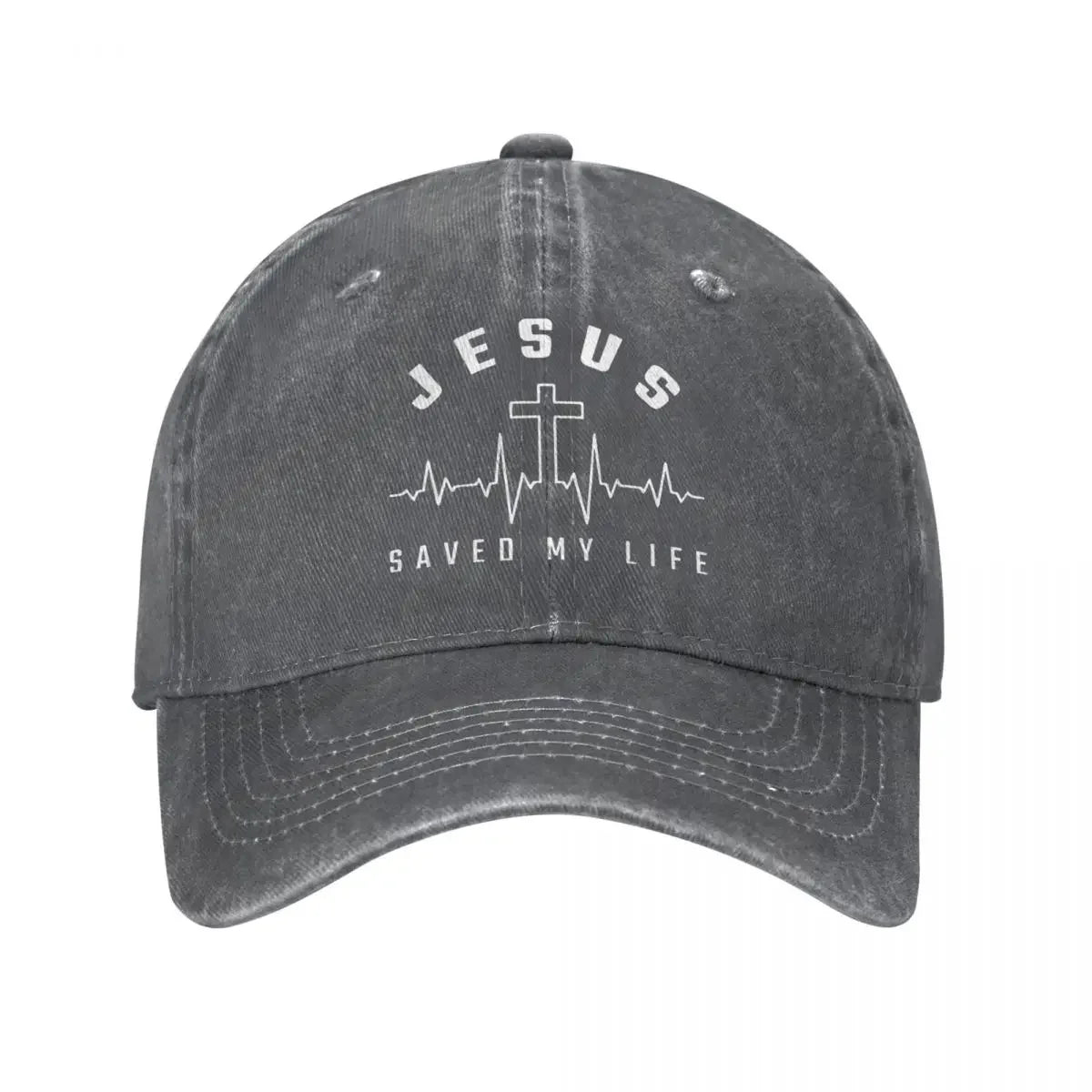 Jesus Christ Saved My Life Adjustable Baseball Cap