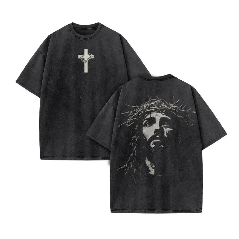 Washed T-Shirt Christian Summer