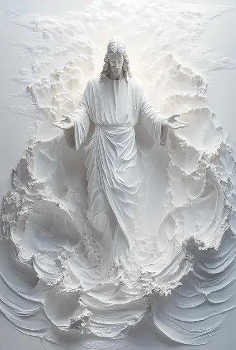 Holy Religious Belief God Jesus and Holy Spirit Posters Print Sacred Heart Jesus Shepherd Canvas Painting Living Room Home De