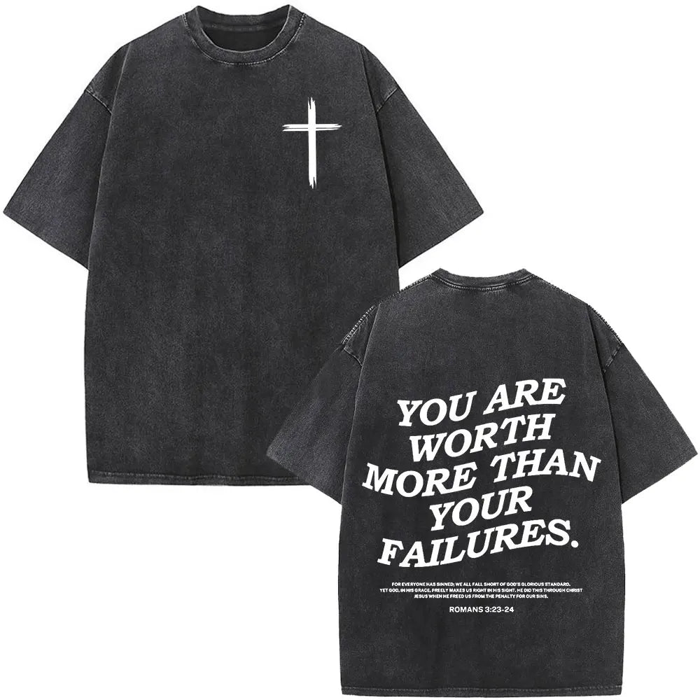 Vintage Washed Aesthetic Christian T-shirt