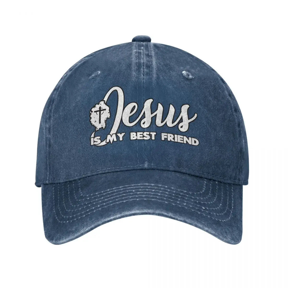 2022 Classic Denim "Jesus Is My Best Friend" Baseball Cap