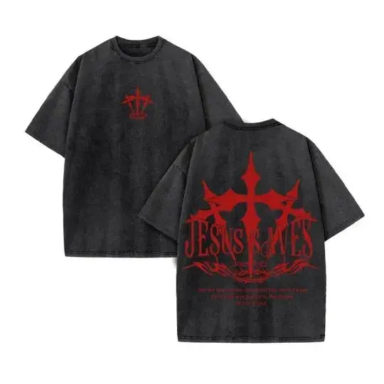 Summer New Christian Jesus Men T-shirt