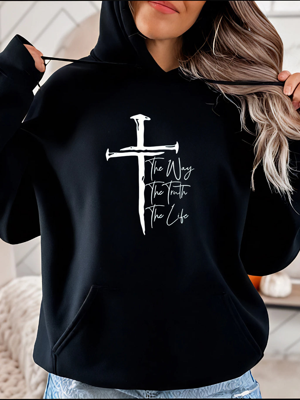 Christian Cross Hoodie