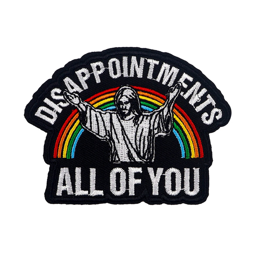 Jesus Funny Sayings Embroidered Patches on Clothes DIY Letters Applique Clothing Thermoadhesive Patches For Clothing Stickers