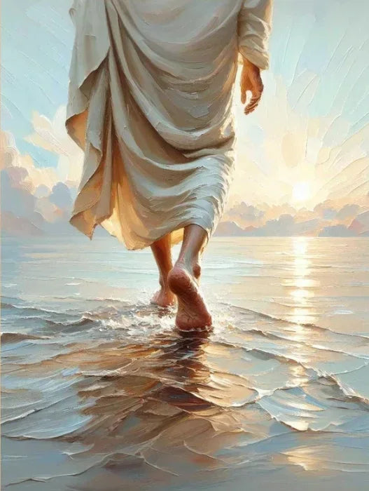 Holy Religious Belief God Jesus and Holy Spirit Posters Print Sacred Heart Jesus Shepherd Canvas Painting Living Room Home De