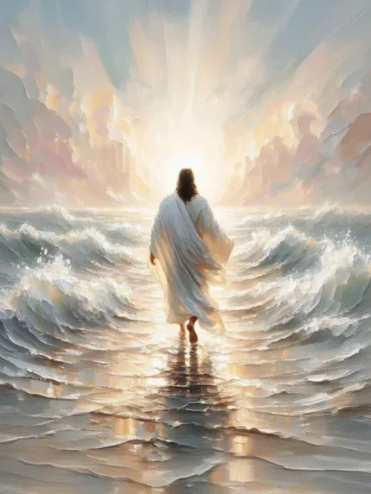 Holy Religious Belief God Jesus and Holy Spirit Posters Print Sacred Heart Jesus Shepherd Canvas Painting Living Room Home De