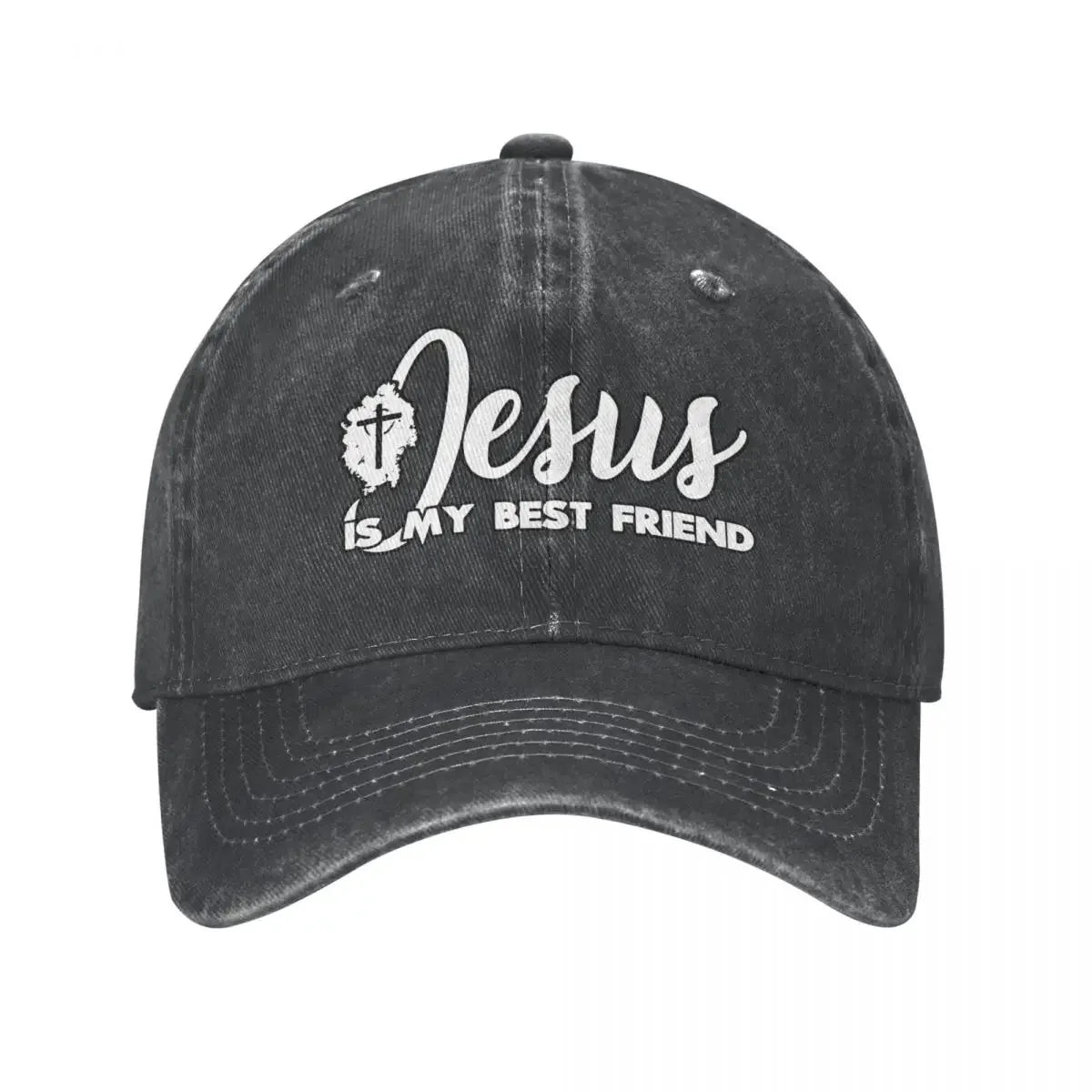 2022 Classic Denim "Jesus Is My Best Friend" Baseball Cap