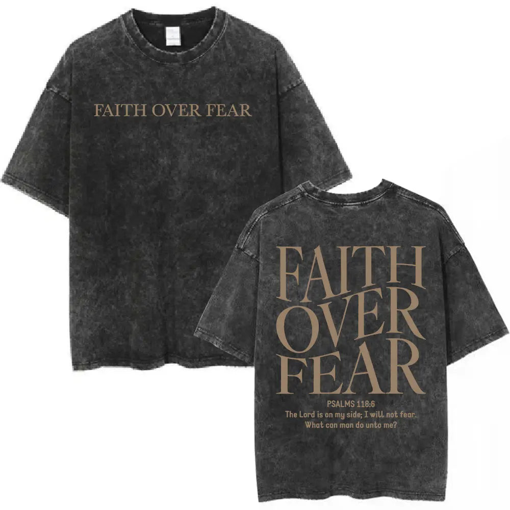 Vintage Washed Aesthetic Christian T-shirt