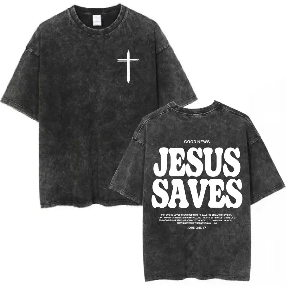 Vintage Washed Aesthetic Christian T-shirt