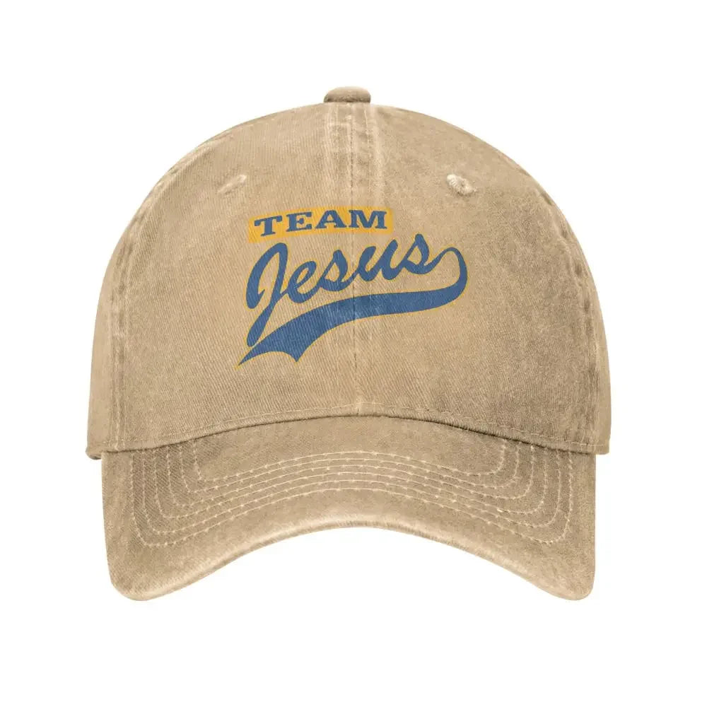 2023 Christian Team Jesus Denim Baseball Caps