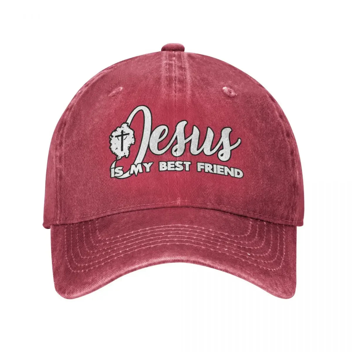 2022 Classic Denim "Jesus Is My Best Friend" Baseball Cap