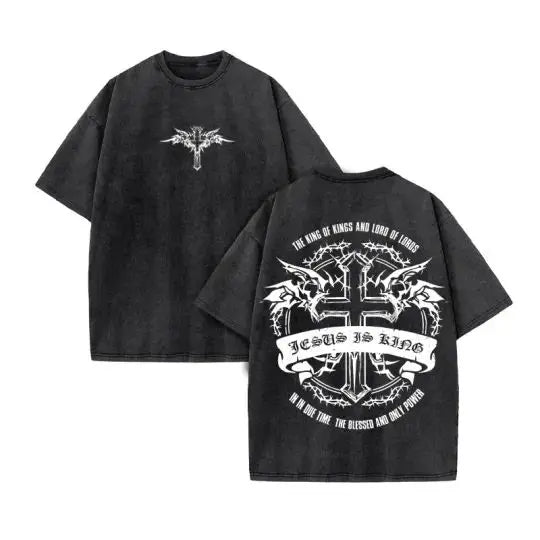 Washed T-Shirt Christian Summer