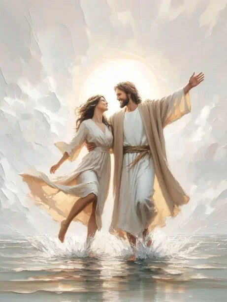 Holy Religious Belief God Jesus and Holy Spirit Posters Print Sacred Heart Jesus Shepherd Canvas Painting Living Room Home De