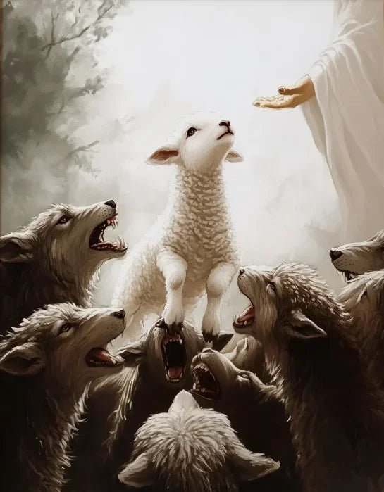 Holy Religious Belief God Jesus and Holy Spirit Posters Print Sacred Heart Jesus Shepherd Canvas Painting Living Room Home De