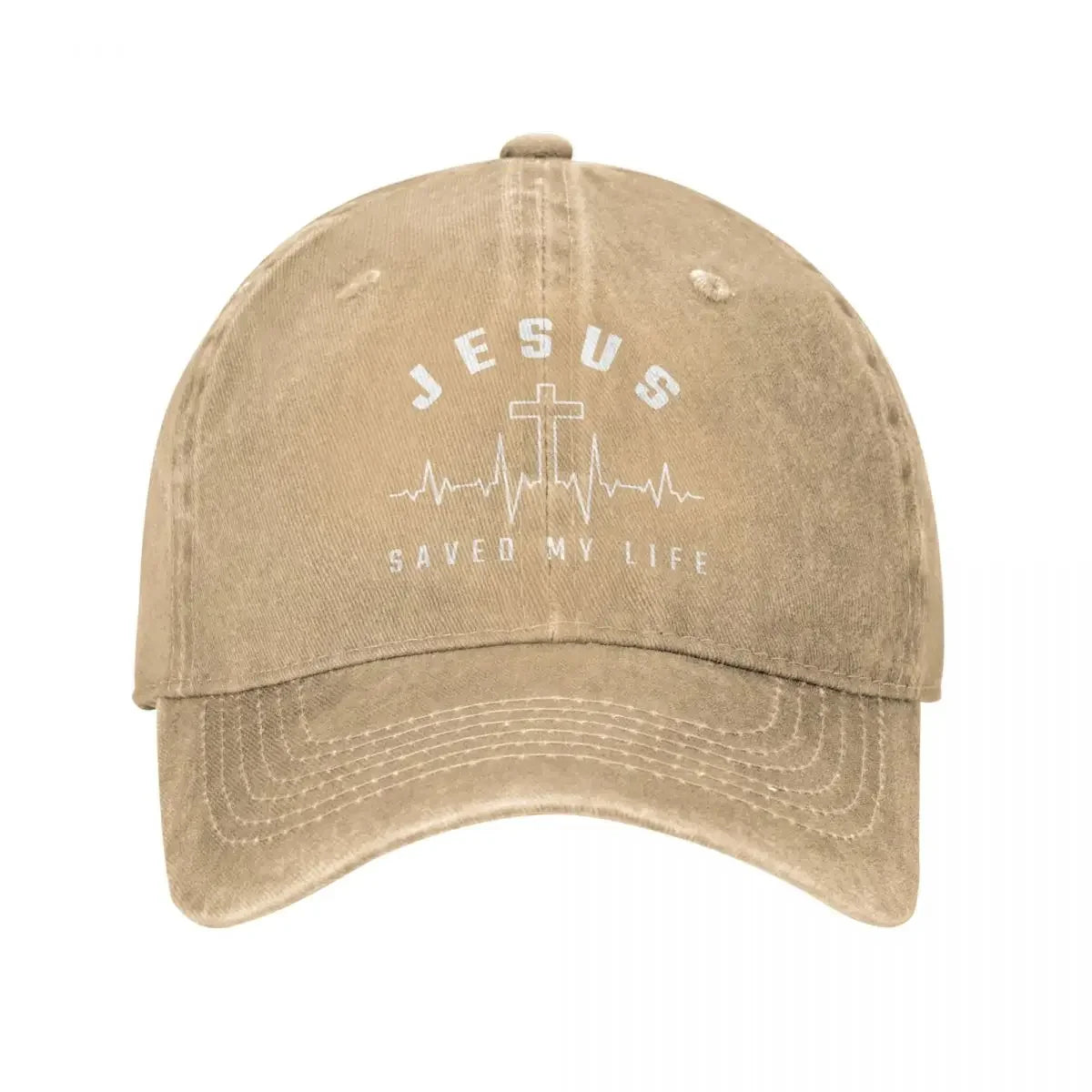 Jesus Christ Saved My Life Adjustable Baseball Cap