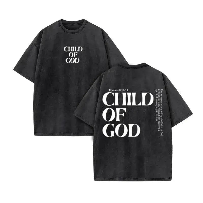 Summer Top Christian Jesus Design T-shirt