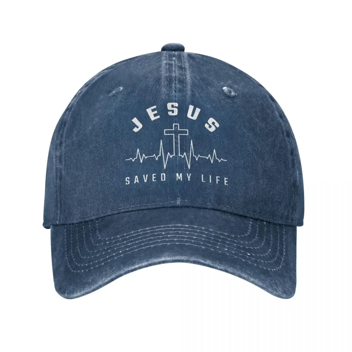 Jesus Christ Saved My Life Adjustable Baseball Cap