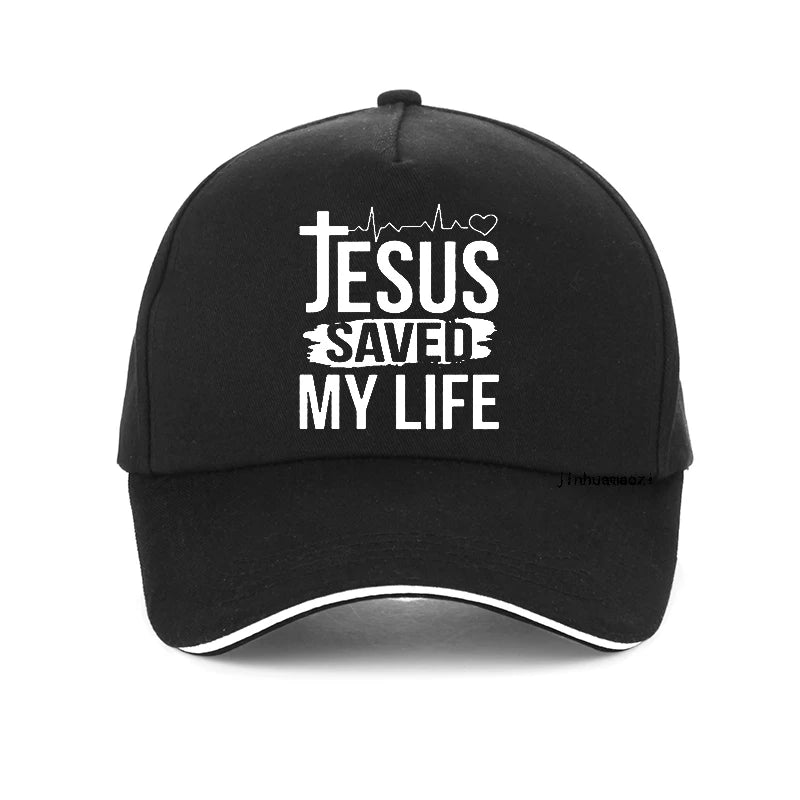 Summer "Jesus Saved My Life/I Belong To Jesus" Baseball Cap