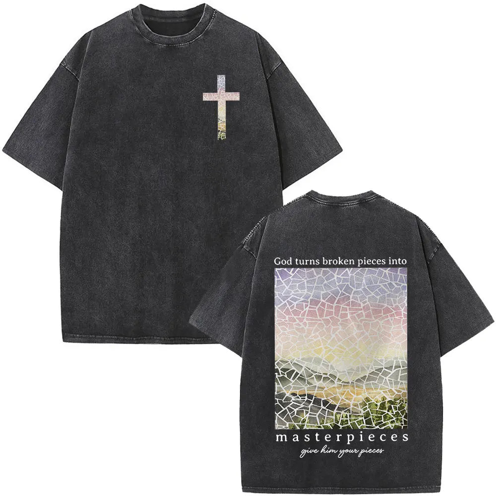 Vintage Washed Aesthetic Christian T-shirt