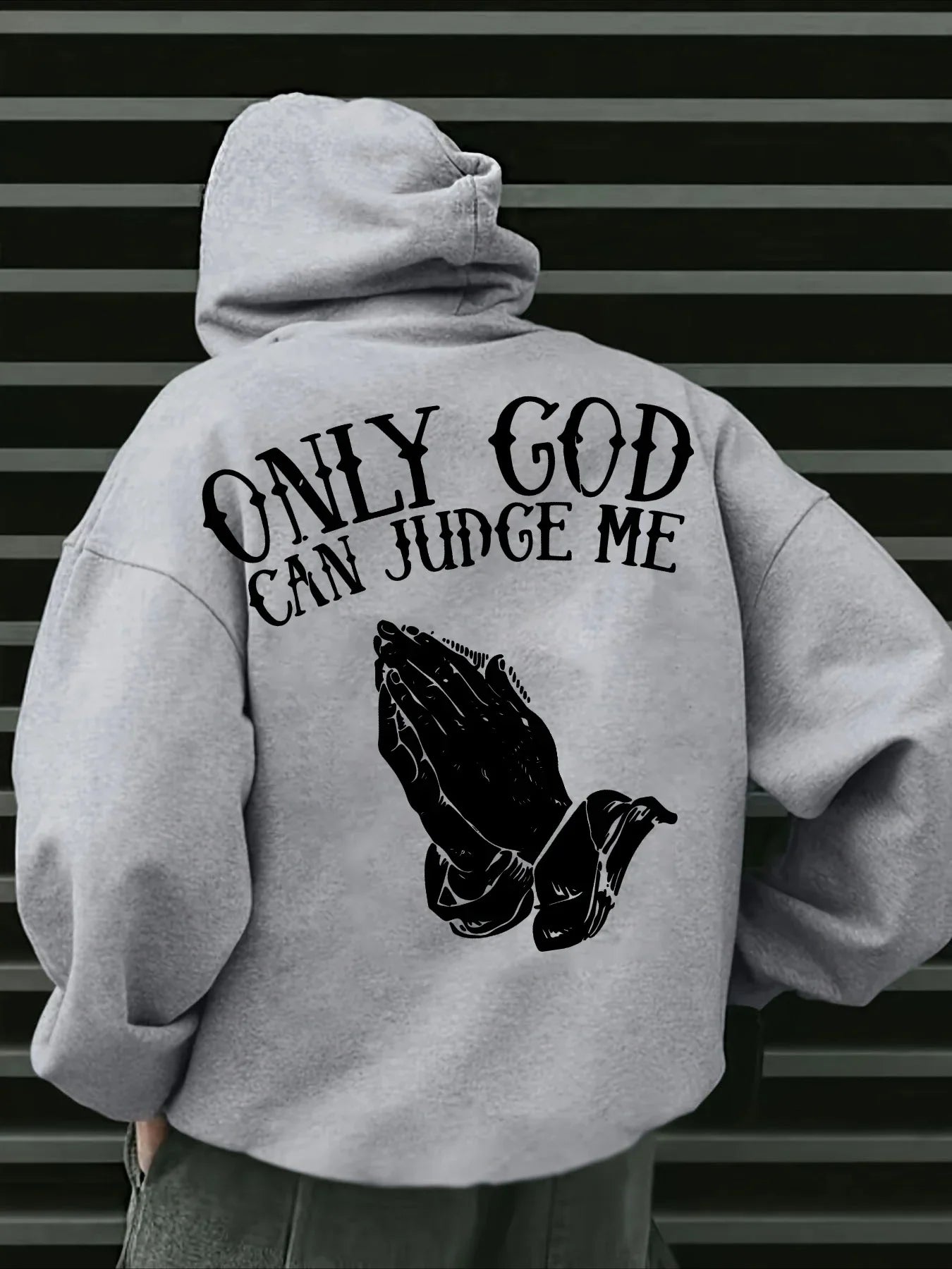 Men Hoodie Christian Faith Hooded Sweatshirt