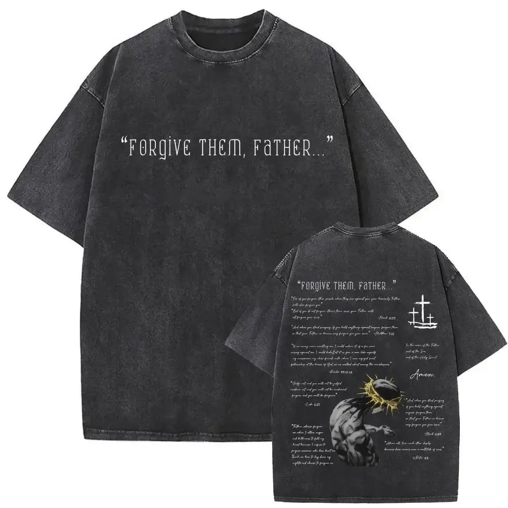 Christian Religious Jesus Forgive Them T-shirt