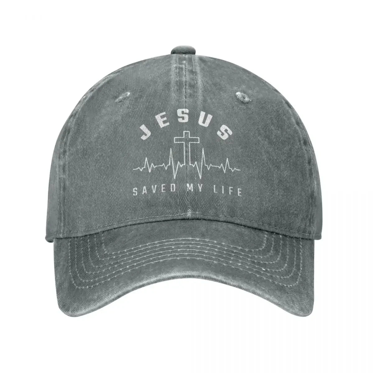 Jesus Christ Saved My Life Adjustable Baseball Cap