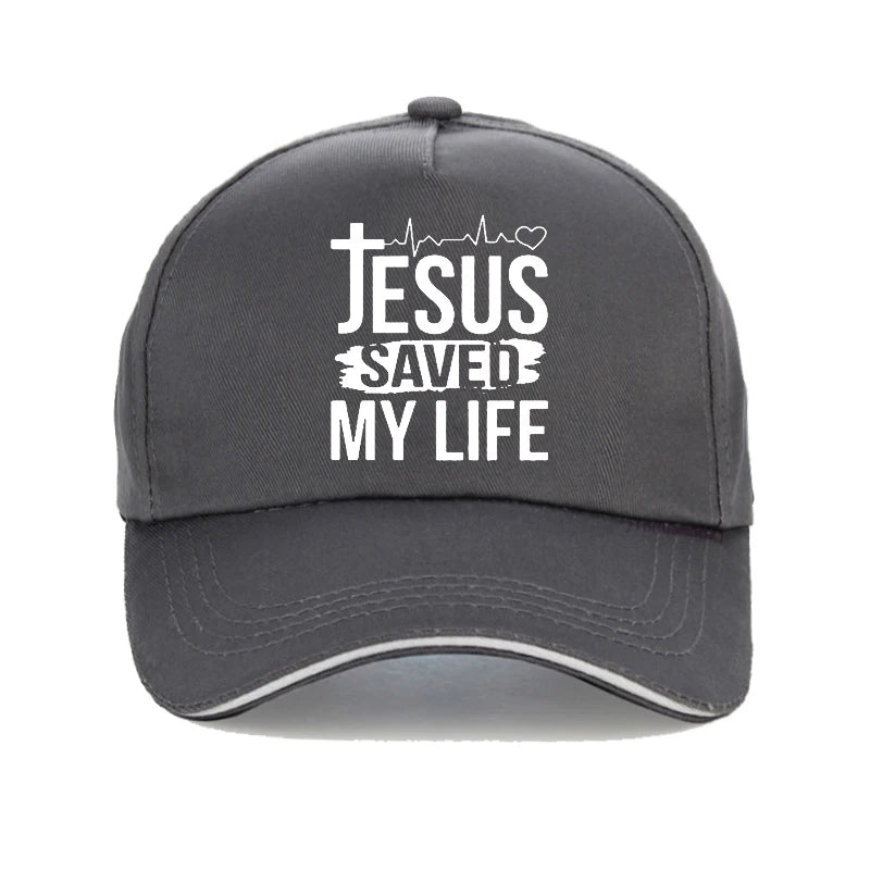 Summer "Jesus Saved My Life/I Belong To Jesus" Baseball Cap