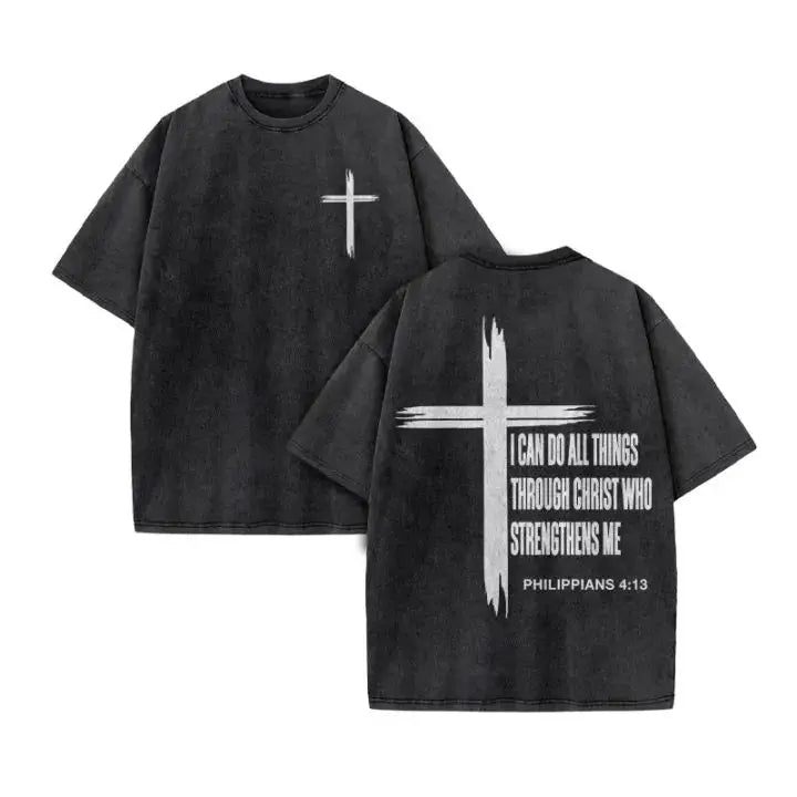 Christian Summer Men's Washed T-Shirt
