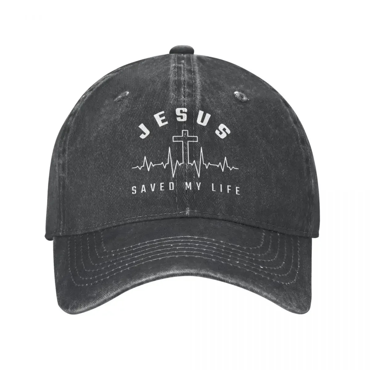 Jesus Christ Saved My Life Adjustable Baseball Cap