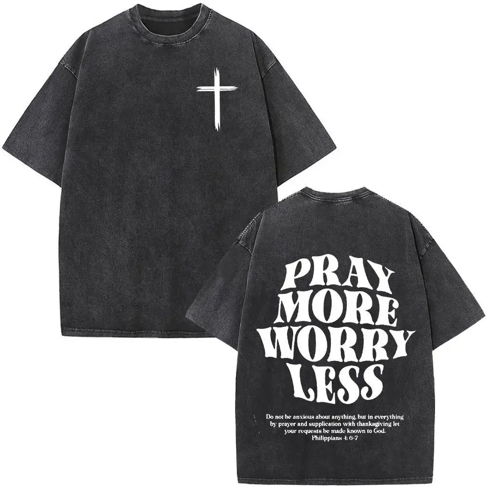 New Washed T-shirt Men's Oversized Harajuku