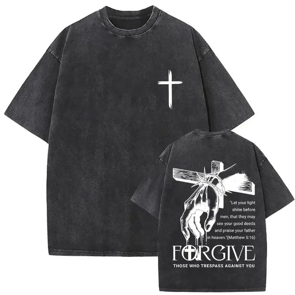 Christian Religious Jesus Forgive Them T-shirt