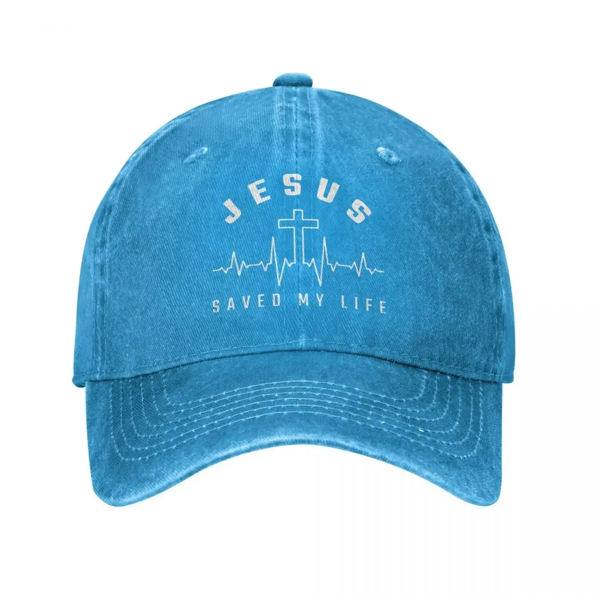 Jesus Christ Saved My Life Adjustable Baseball Cap