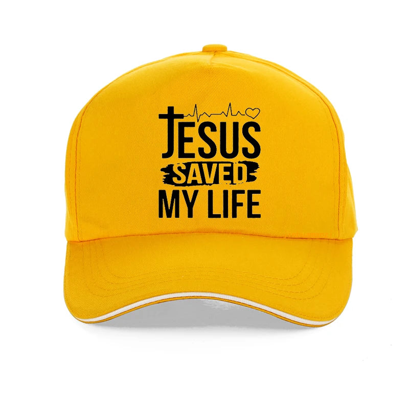 Summer "Jesus Saved My Life/I Belong To Jesus" Baseball Cap