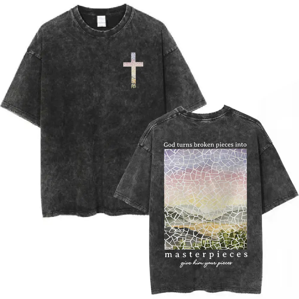 Vintage Washed Aesthetic Christian T-shirt