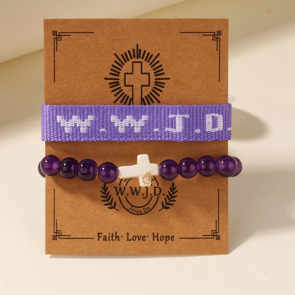 2pc WWJD Bracelets Pack