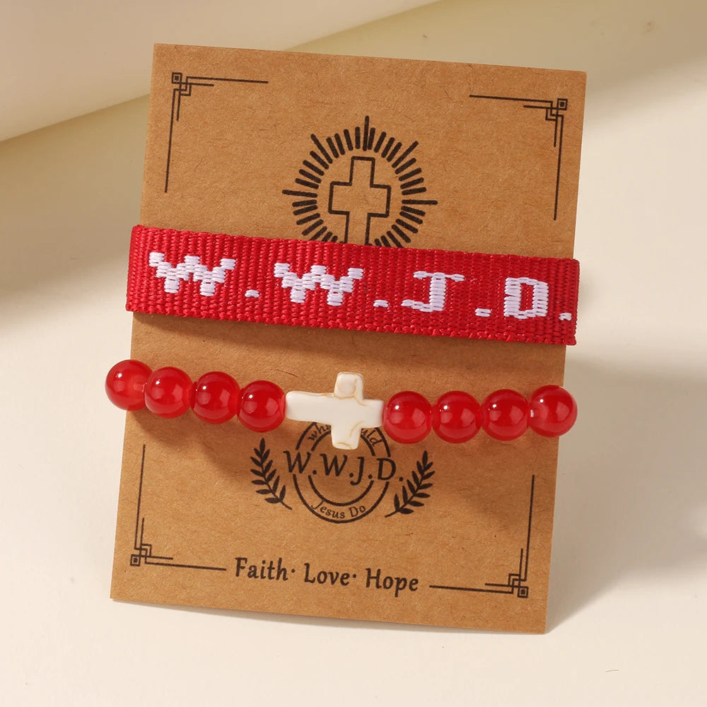 2pc WWJD Bracelets Pack