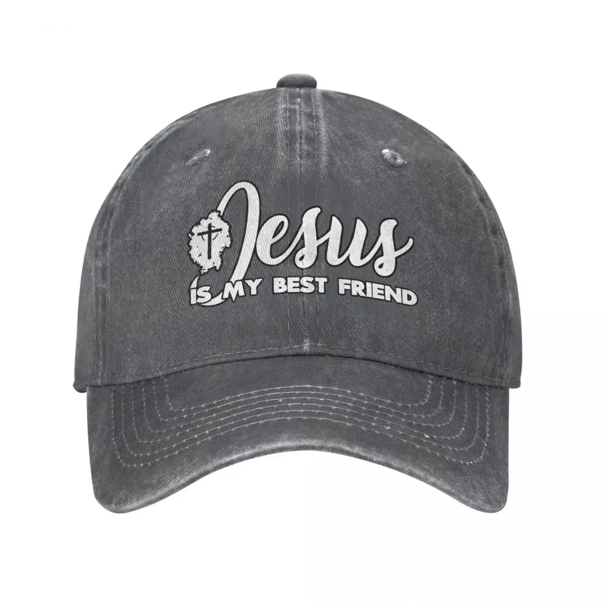 2022 Classic Denim "Jesus Is My Best Friend" Baseball Cap