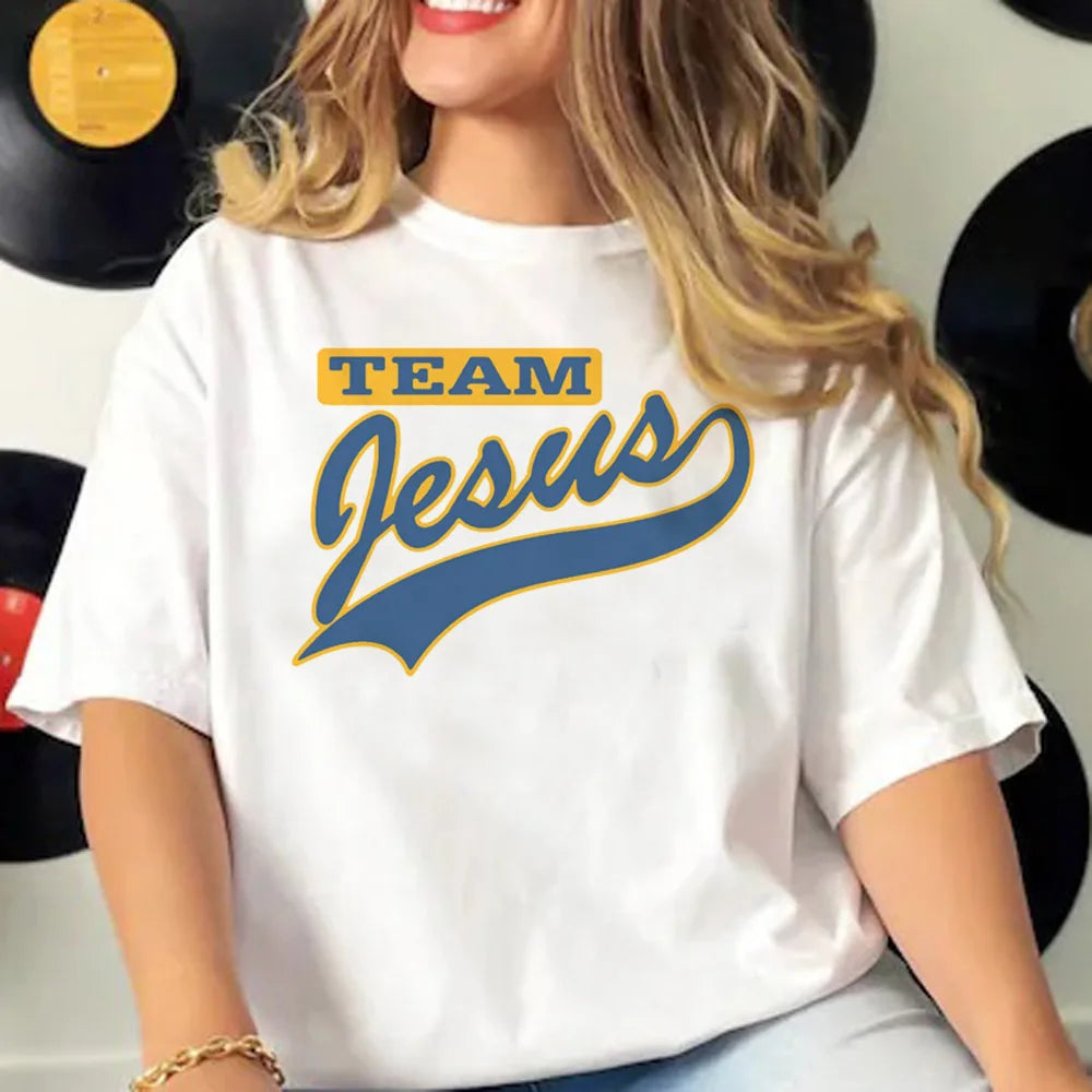 Jesus T Shirt Women Comic Funny Y2K Tee Female Comic Clothes Graphic T Shirts Graphic T Shirts Aesthetic Aesthetic