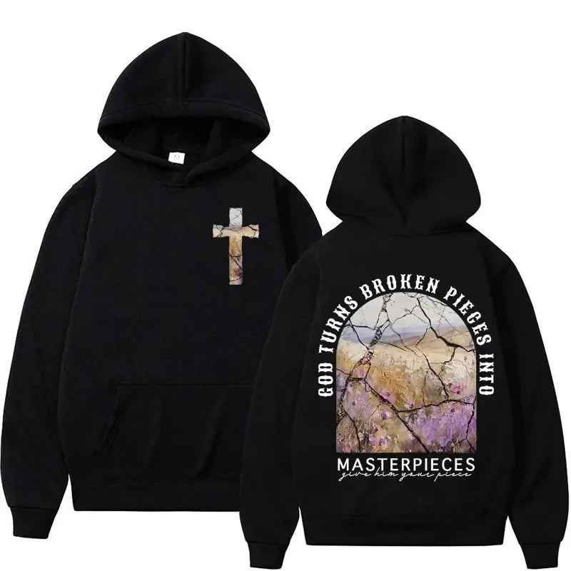 Masterpieces Christian Bible Verse Aesthetic Sweatshirts