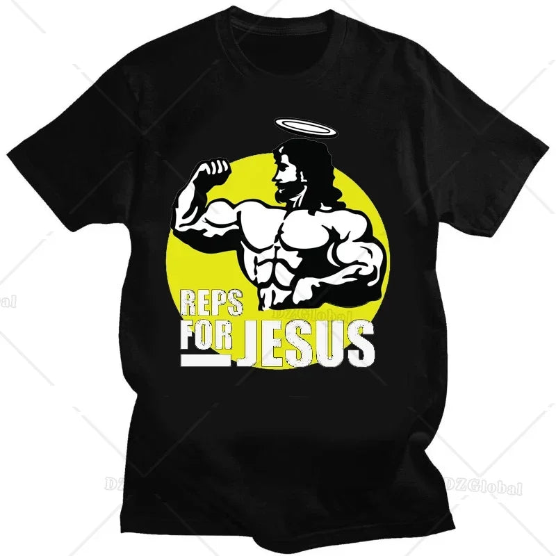 Funny Jesus Graphic T-shirts Ninjesus Kung Fu T Shirt Casual  Short Women Men Clothing Tees Tops Streetwear Japan Anime Clothes