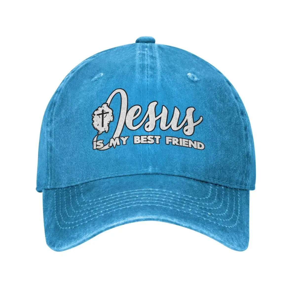 2022 Classic Denim "Jesus Is My Best Friend" Baseball Cap